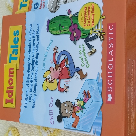 Scholastic Idiom 8 Story Books &Teaching Guide Kids grades 2-5 Book Set - Picture 2 of 11